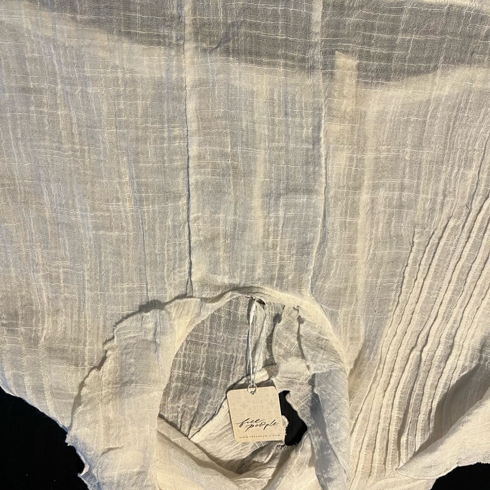 *NWT* Free People Cropped Muslin Top - Picture 7 of 10